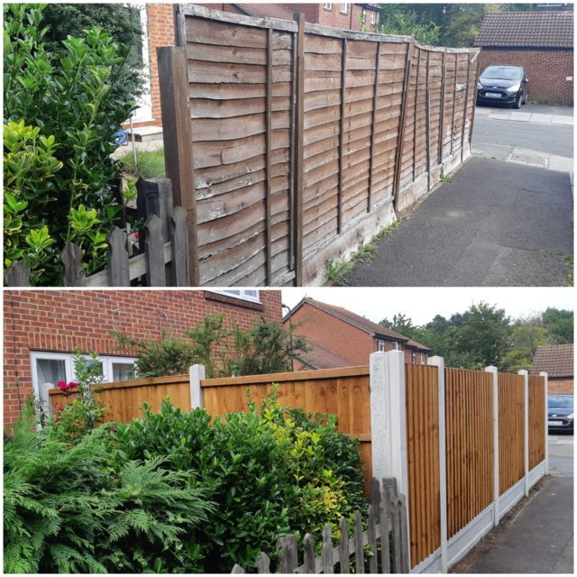 Fencing in Lambourne End